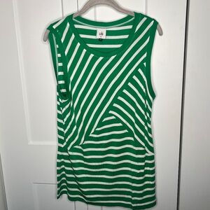 Cabi Amelia Striped Tank Top Blouse Women’s Size Medium
